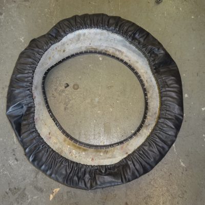 Spare wheel cover