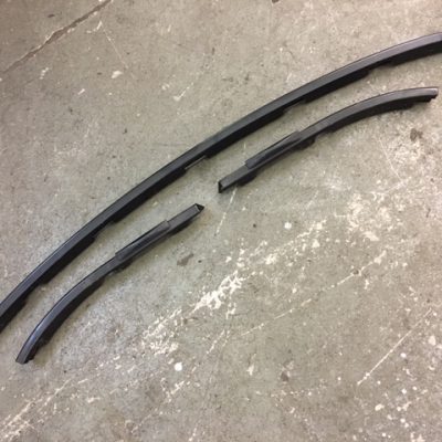 Soft top retaining strips