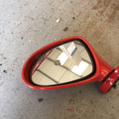 Mirror Manual - Mk2 / Mk2.5 Nearside Classic Red (SU)