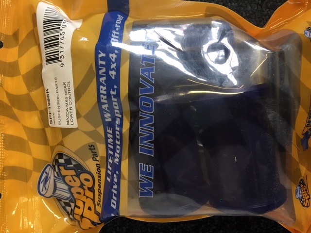 Super Pro - Complete front and rear suspension bush kit - Mk1 - Image 5