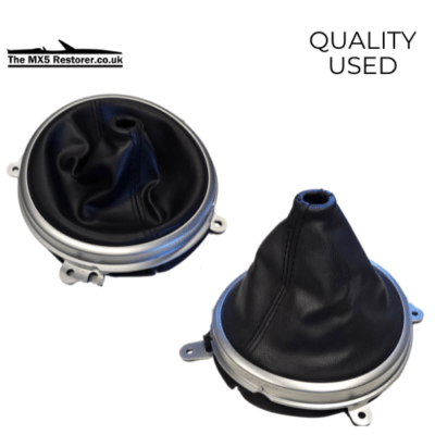 Gear Lever Gaiter W/ Satin Silver Trim - Mk3 / Mk3.5 / Mk3.75 (NC)