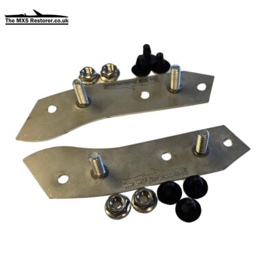 Front bumper to wing stainless steel bracket set - Mk1