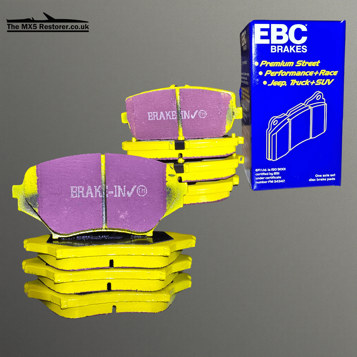 Fast Road Brake Pads – Mx5 Mk3 / Mk3.5 / Mk3.75 NC - Ebc Yellowstuff