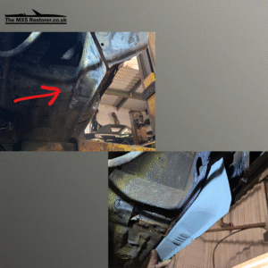 MX-5 rear jacking point repair panel
