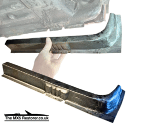 MX-5 rear jacking point repair panel
