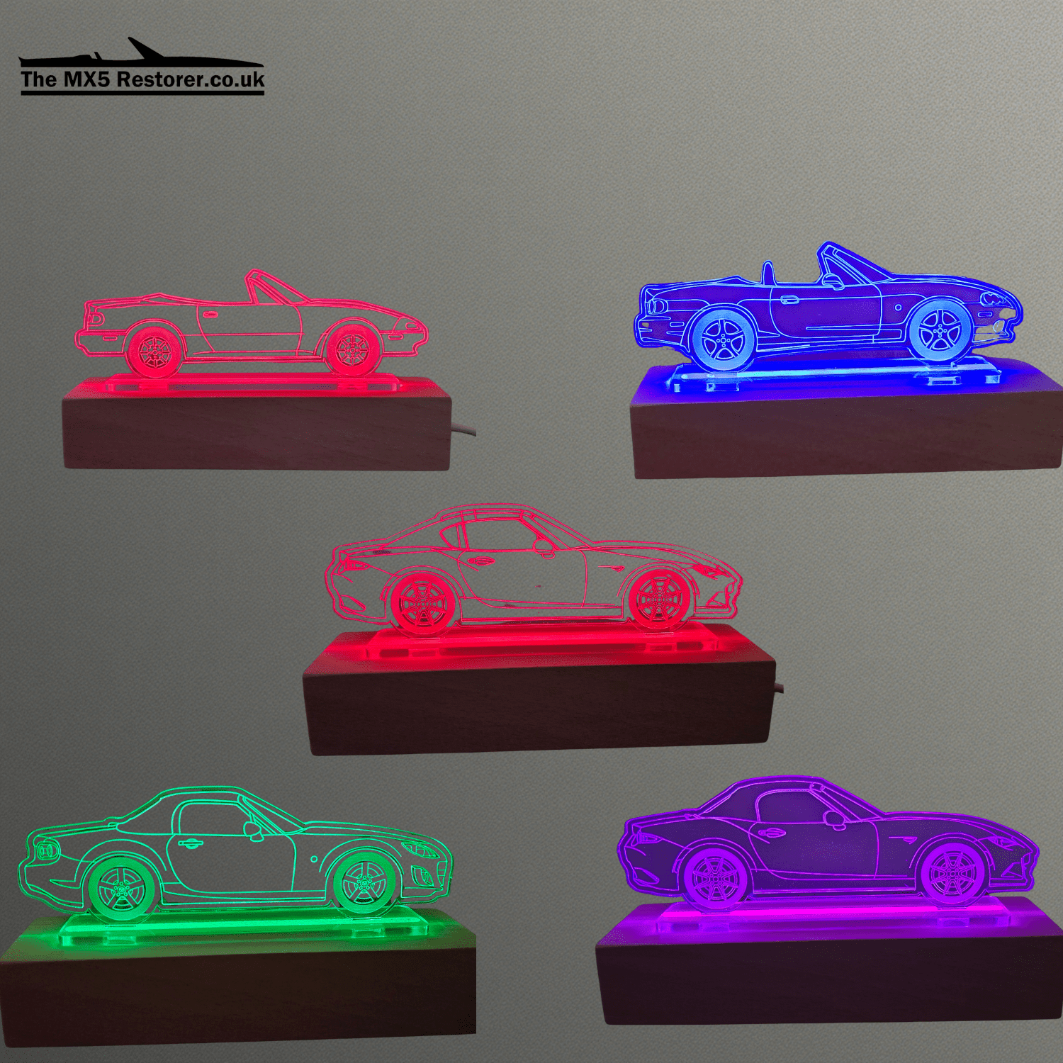 LED Light Silhouettes - MX5 All Models. - Image 2