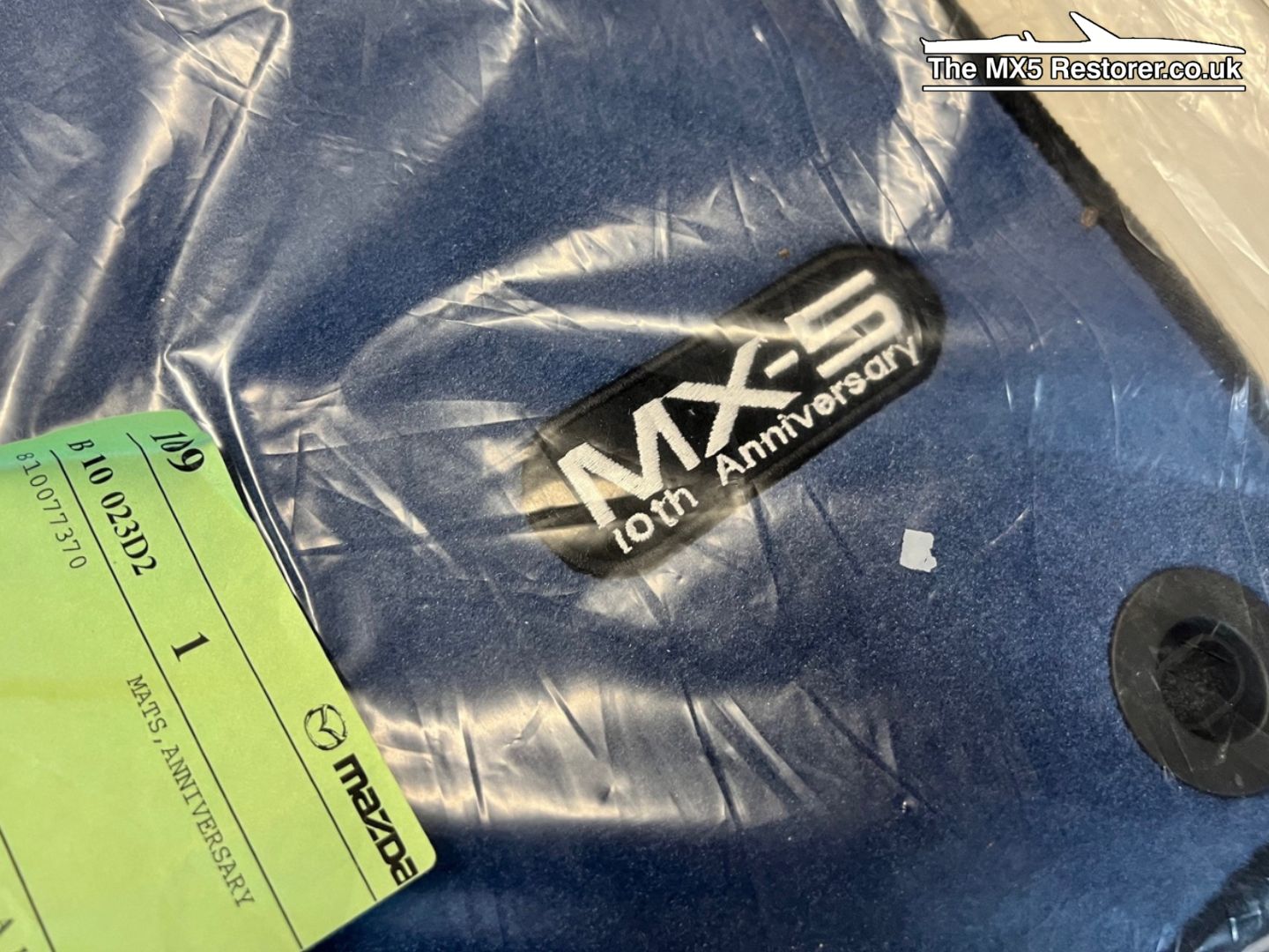Mazda MX-5 10th Anniversary Edition Floor Mats – New Old Stock (NOS) – Genuine Mazda